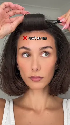 This hair roller hack will make sure you’re getting the most volume whilst your hair sets! ✨ ib: @mattloveshair  #hairrollers #hairhacks #hairtips #hairstyles #hairtok #hairstylesforshorthair 