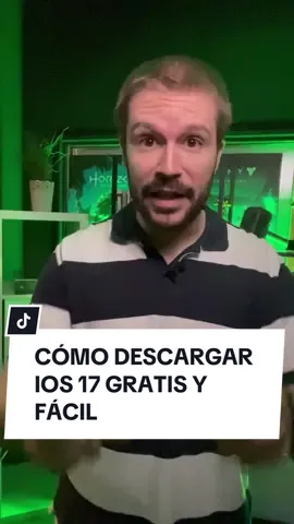 Cómo DESCARGAR iOS17 en tu iPHONE paso a paso y FÁCIL #iphone #ios17 #apple  #actualización