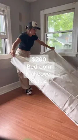 $200 Bedroom Makeover Part 2! 🤯 #dbpbrandambassador #wagner #bedroominspo #bedroommakeover #diyprojects #roommakeover 