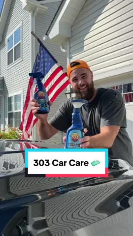 Protecting your car made easy with both products from @303 Products  🧼#cardetailing #ASMR #carsoftiktok 
