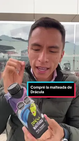 Compré la malteada de Drácula 🧛🏻‍♂️ #dracula #malteadadracula #halloween #colombia #recomendacion #cremhelado 