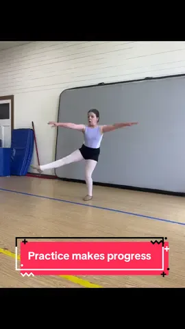 Practice makes progress! 💁🏽‍♀️ Sienna  always working hard towards her goals #pirouettes #imaginthedaytheyseeyouagain #trusttheprocess 