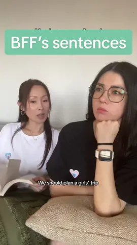 Who else always speaks a blend of Chinese and English with your besties? #bffs #bffsforever #bestie #merchdrop #bestfriendscheck #itbelikethat @Linda Yu Qian 
