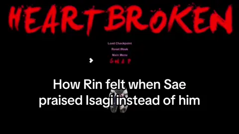 You could see the pain in his eyes when Sae praised Isagi😕 #fypシ #fyp #foryoupage #foryou #fypシ゚viral #rin #rinitoshi #itoshirin #rinitoshisupremacy #rinitoshibluelock #sae #saeitoshi #itoshisae #bluelock #angst #dontletthisflop #morelikessss #moreviews #relatable 