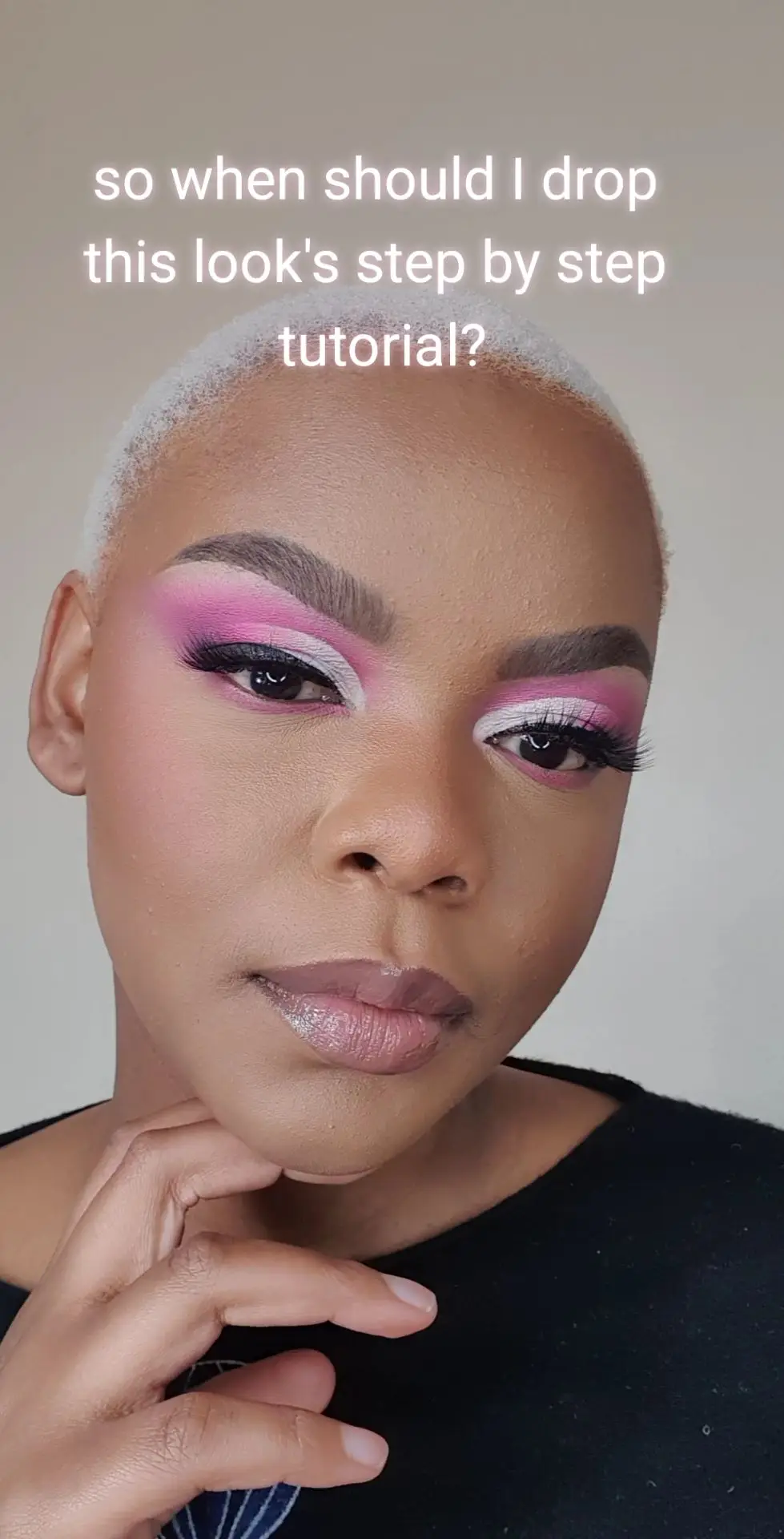 #SAMA28 #BeautyTok #fyp #pink #pinkcutcrease 