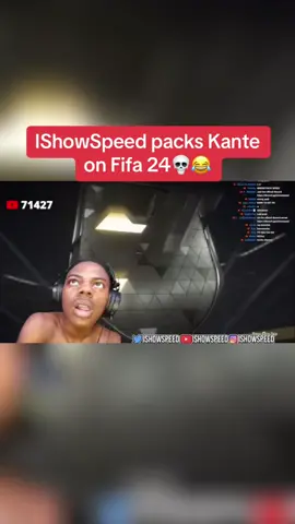IShowSpeed packs Kante on Fifa 24💀😂 #ishowspeed #ishowspeedclipz #ishowspeedlive #eafc24 #foryoupage #fyp #fypシ゚viral #explore 