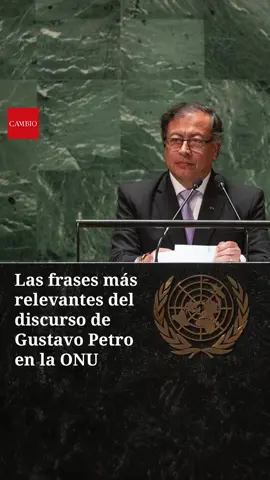 Durante la intervención del presidente Gustavo Petro en la Asamblea General de las Naciones Unidas, el mandatario propuso hacer dos conferencias mundiales de paz sobre Palestina y Ucrania y renovar el sistema financiero para enfrentar el cambio climático. Lea el artículo en cambiocolombia.com