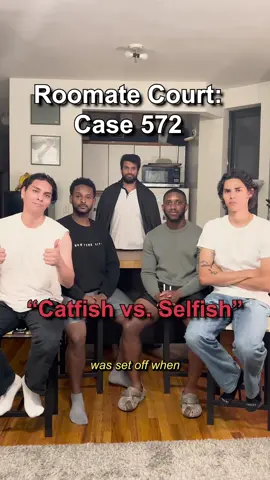 Roomate Court: Catfish vs Selfish #funny #comedy #catfish #sketch #court #fyp 