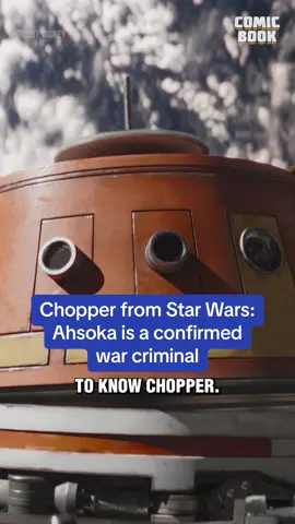 Never forget that Chopper’s body count is over 50k. #starwars #ahsoka #starwarsahsoka #chopper #disney #disneyplus #starwarstiktok #thrawn #grandadmiralthrawn #ezra #ezrabridger #comicbook #dailydistraction