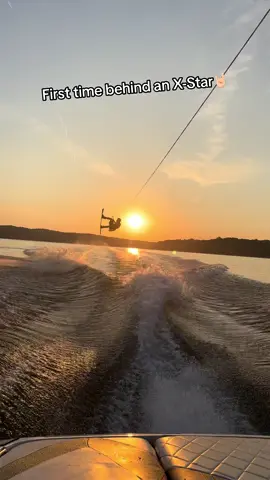 Cool backstory on this specific X-Star… It was the 2009 X-Games towboat, then was owned by @shaunmurray and @tmo27 down at the boarding school!! It has their signatures all over it along with Rusty’s on the dash! Bet the boat seen some tricks go down! 🤘🏼🤘🏼 #wakeboarding #fyp #foryou #sunset #sun #Summer #tantrum #wake #ronix 