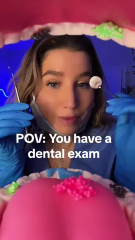 you need to brush your teeth better! 😤 #dentalexam #asmrdentist #tyladentist #asmrroleplay #asmrsounds IB: @johnniibeanasmr 💗