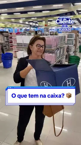Caixa misteriosa ou R$5? 📦 Hoje, é Dia do Cliente, e preparamos um desafio para eles. Assista e confira no que deu 😂 Semana do Cliente Havan, tudo para encantar você 💙 #Havan #SemanaDoCliente #DiaDoCliente #CaixaMisteriosa #Desafio