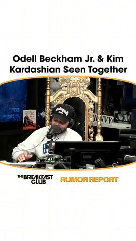 🚨 #RumorReport : #OdellBeckhamJr and #KimKardashian have been spotted out together and the rumor mill has begun 👀 rather the rumor fan 🪭has entered the chat!