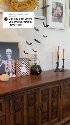 Replying to @Courtney Collins yassss girl! Halloween is my favorite holiday to decorate for!! So much fun! #halloween #spookyseason #spooky #halloweenlook #halloweendecor #spookydecor #fyp