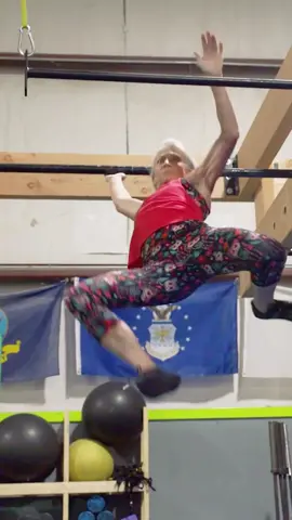 Oldest competitive ninja athlete (female) 💪 @Ginny MacColl 🇺🇸 who competed at the age of 70 years 90 days.  Ginny stars in the #GWR2024 book, out now 📘 #ninjawarrior #guinnessworldrecords 