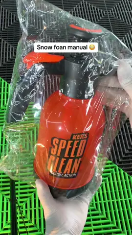Chegou minha snow foan manual para detalhamento 