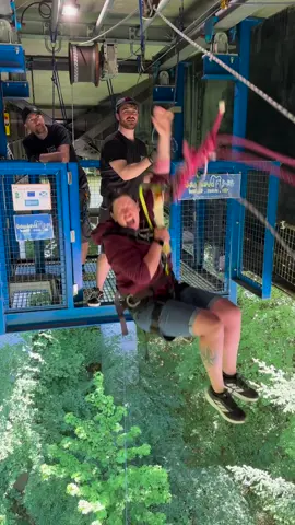 We tricked her😂  #highlandflingbungee #highlandswing #adrenaline 