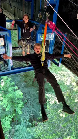How we welcome new staff😂 #highlandflingbungee #highlandswing #Scotland #adrenaline 