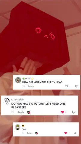 Some of you guys were asking for a tutorial on how i made my TV head so here’s the truth…  • #tvhead #tvheadcosplay #tvheadoc #tvheadtutorial #weirdcore 