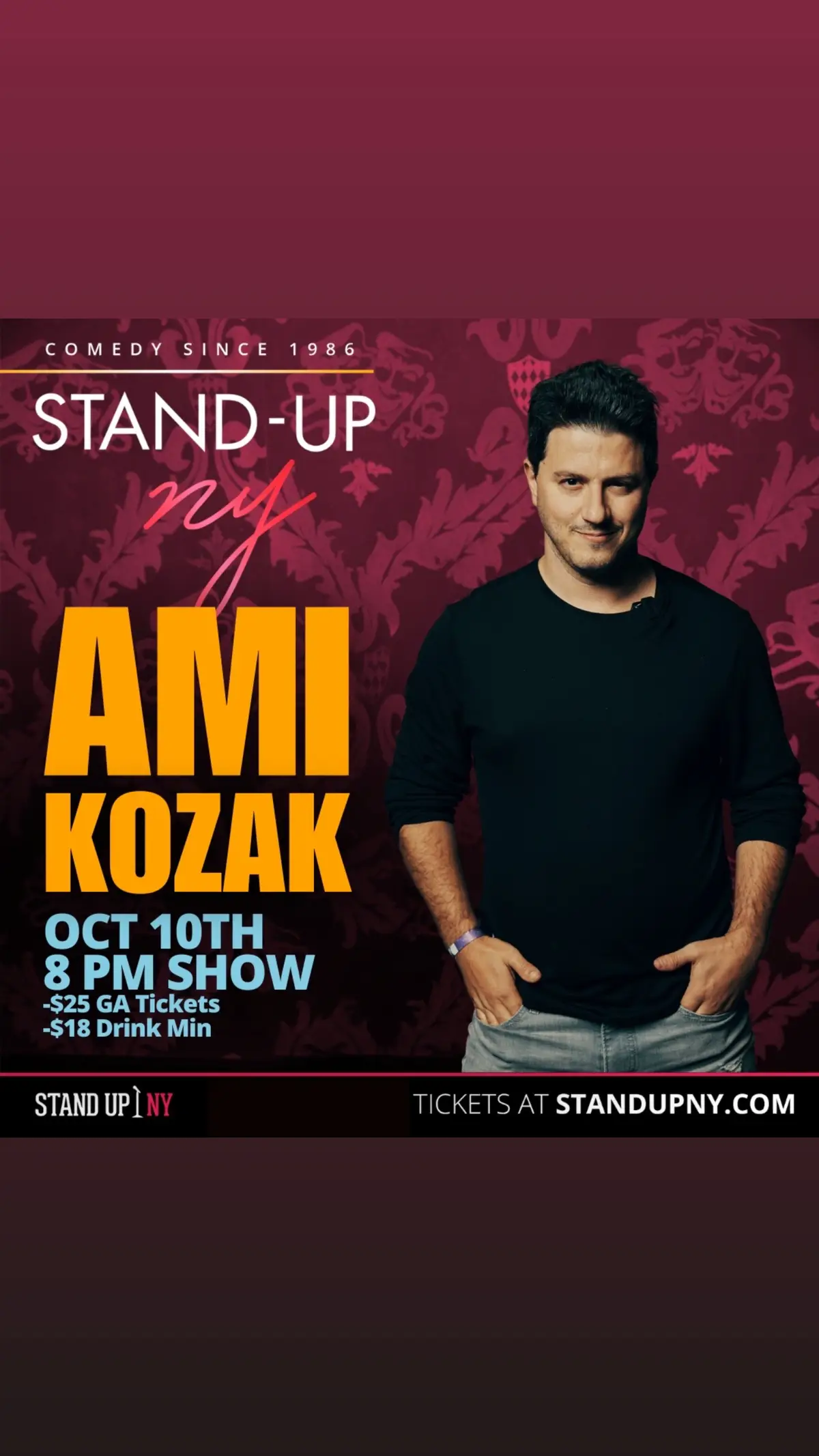 HERE. WE. GO. - Headlining October 10th @standupny 🎟️ Link in BIO!#standupcomedy #standupnewyork 