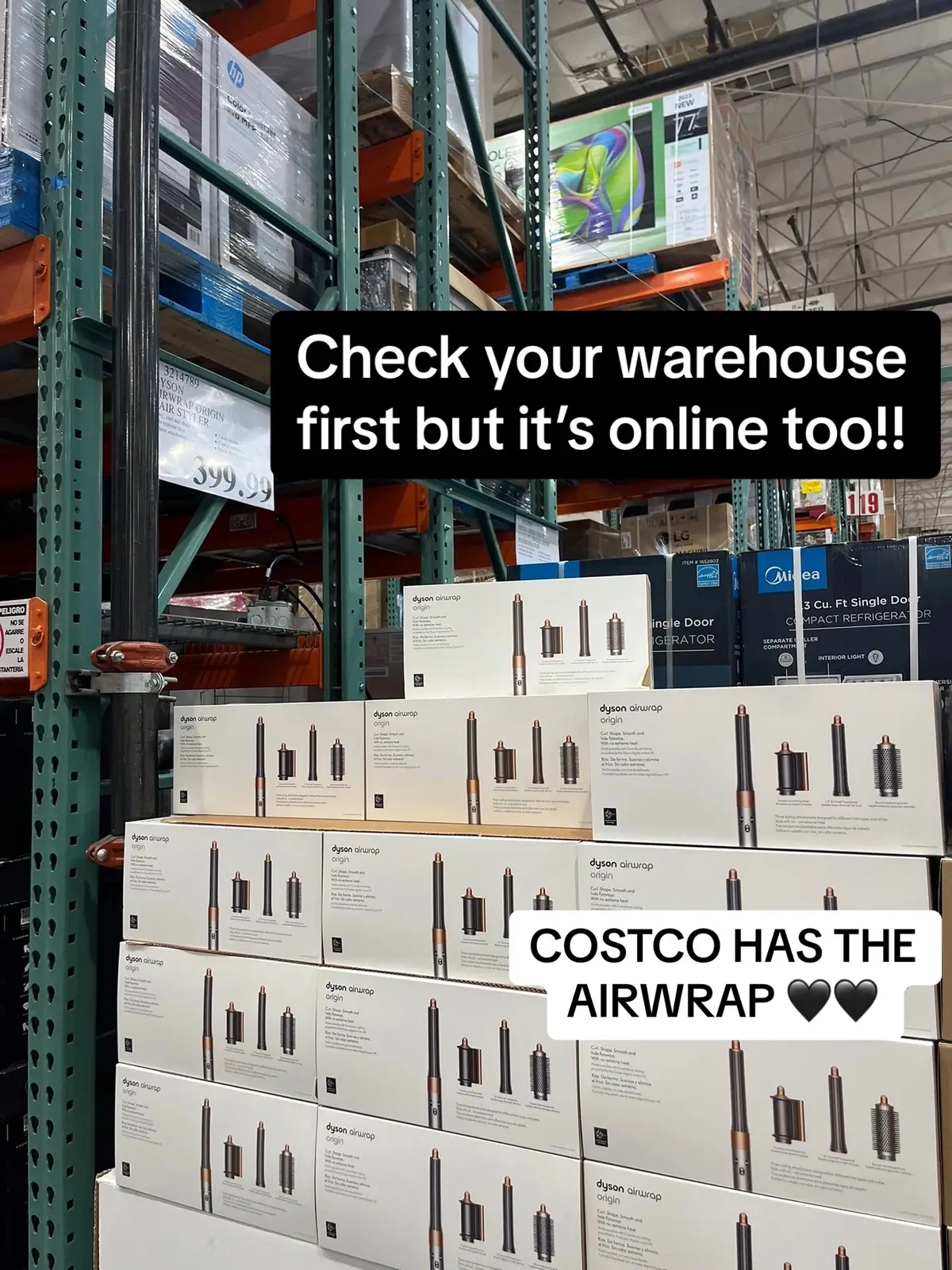 Run to costco!!! You can check stock online! #costcofinds #costco #dyson #dysonairwrap #dysonairwrapcostco 
