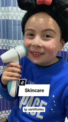 #skincare antes de dormir 🤭 #antesdedormir #cuidadodelapiel #viral #fyp #fypシ #parati #Vlog #niñotiktoker #santifoxley 