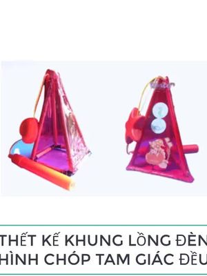 Tạo lập khung lồng đèn hình chóp tam giác đều, chóp tứ giác đều #LearnOnTikTok #hoccungtiktok