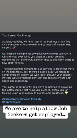 #ApprovedJobz 