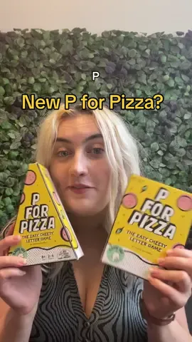 Get it while it’s hot! We’ve put our easy cheesy letter game P for Pizza into a smaller box! #pforpizza #cardgames #lettergame #boardgames #games 