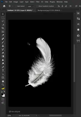 Select complicated feather in photoshop #photoshoptricks #adobephotoshop #design #photoshopskills #adobe 