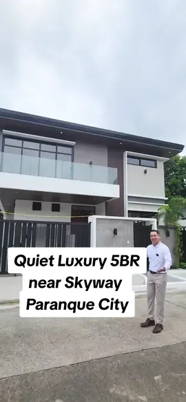 Paranaque City Brand New 5BR House and Lot for Sale near Skyway and Sucat Floor Area: 370 sqm. Lot Area: 292 sqm. For Inquiries Contact: 0917-8204088 Jake Bautista PRC Licensed Real Estate Broker MetroGuide Realty in IG and Full House Tour on YouTube List Your Property and be Featured with MetroGuide Realty #propertytour  #metroguide #metroguiderealty  #housetourph #propertyph #realestateph #paranaque #modernhome #sucat  #paranaquecity #paranaquehouseandlotforsale  #dreamhomes  #homedesign  #houseforsaleph  #houseforsalemetromanila 