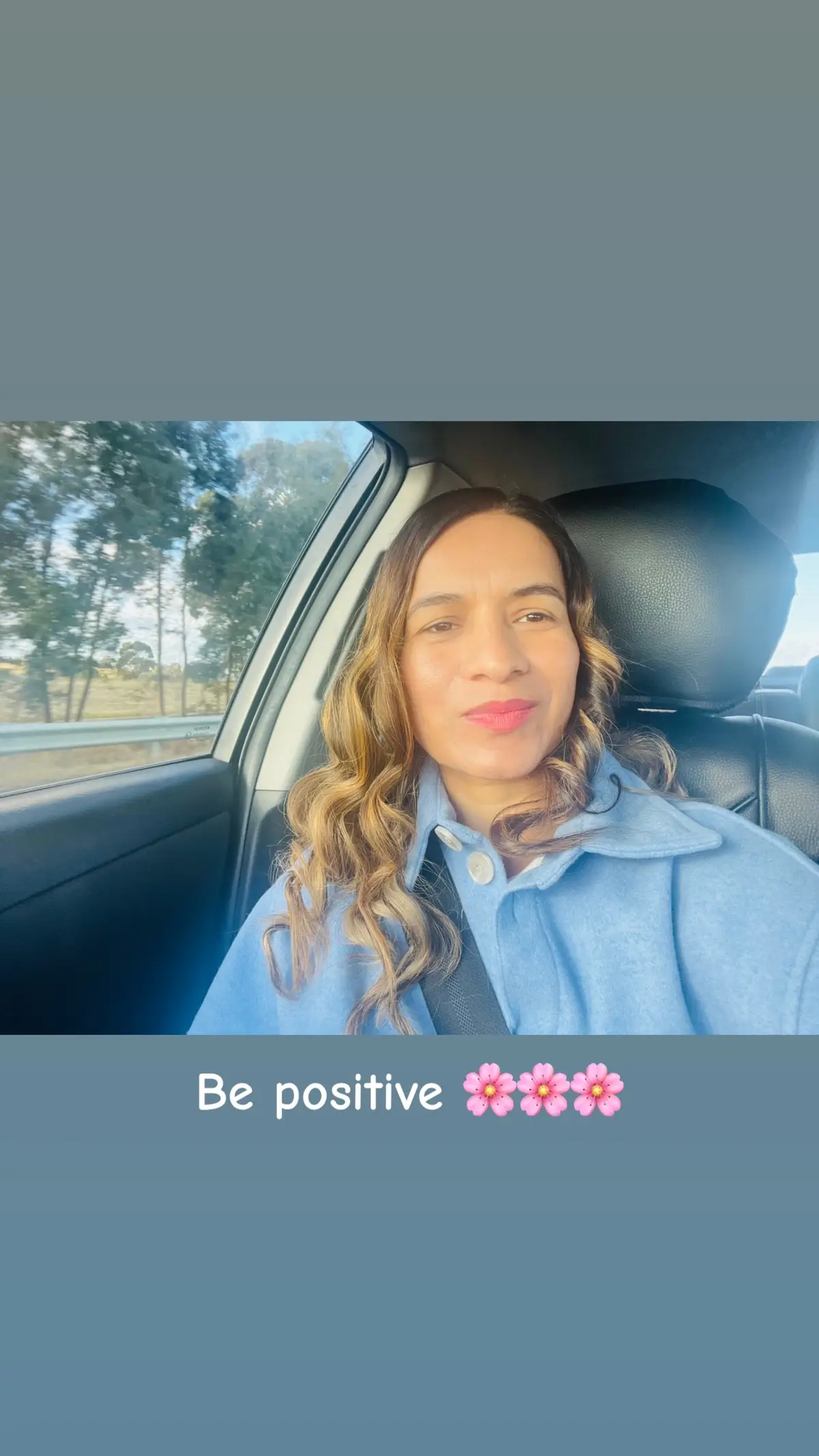 Be positive🌺🌺 1 step at a time ✅