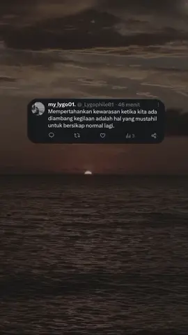 lantas jika sudah gila apa pantas bersikap senormal mungkin?