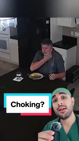 He is an actor! #medicine #medical #medtok #choking #throat 