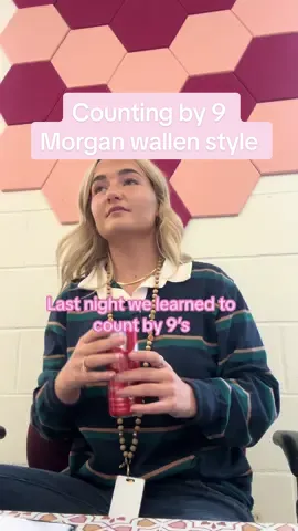 Counting by 9 - morgan wallen style! #teachersoftiktok #teachingontiktok #thattiktokteacher #teacherlife #teacher #youngteacher #classroommanagement #resorce #teachingresources #multiples #multiplication #morganwallen #fyp 