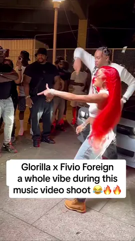 Wonder what they’re shooting for 👀 gotta be some new heat!! #glorilla #fivioforeign #musicvideo #nyc 
