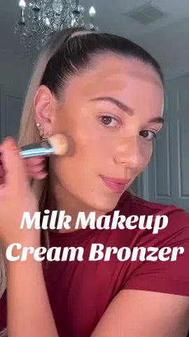 Can’t stop using this bronzer lately😍 I wear shade “baked” @milkmakeup #makeup #beauty #bronzer #creambronzer 