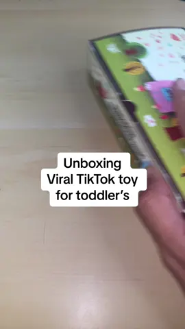 Unboxing viral toddler toy, #toddlerhack #toddlertoy #toddler #toddlersoftiktok #toddlertalk #toddlertoyseverywhere#fyp 