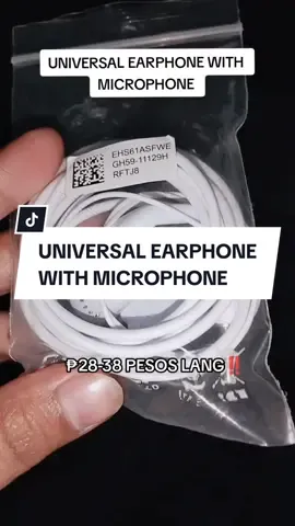 UNIVERSAL EARPHONE WITH MICROPHONE  #earphones #headset #earphonewithmicrophone #affiliate #affiliatemarketing #tiktokaffiliate #fypシ #foryou 