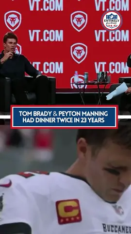 Tom Brady and Peyton Manning only had dinner twice in 23 years #fyp#tombrady #patrickbetdavid#nfl#SuperBowl