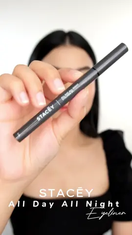 Tips pakai Eyeliner dengan mudah pakai Stacey All Day All Night Eyeliner!💌 #Stacey 