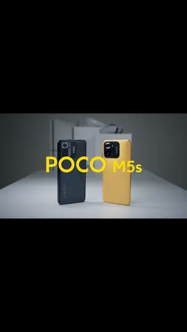 Elevate your tech experience with #POCOM5s. Unleash MediaTek Helio G95's power, capture breathtaking moments with the 64MP AI quad camera, and immerse yourself in vibrant FHD+ AMOLED visuals. Upgrade now! 🟡