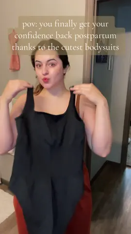 they hug your body in allll the right places 🤩   @OQQ  #oqq #postpartum #postpartumbody #8weekspp #sahm #momclothes #perfectbodysuit #tummycontrol #nursingfriendly 