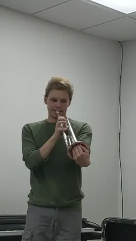 Tempo and notes ad lib. Song might still be recognizable to some though. #trumpet #jazz #jazztrumpet #brass #practice 