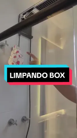 Limpando Box do Banheiro. #viral #viralvideo #viraltiktok #donadecasa #limpeza #box #dica #dicas 