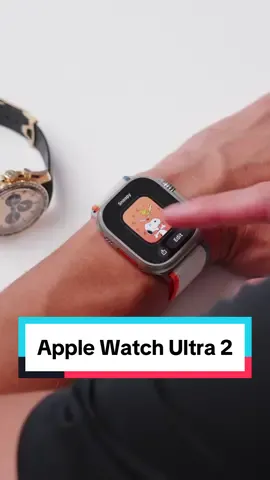 Apple Watch Ultra 2. Same titanium body with Apple's brightest display (3000 nits). Still feels like you have a computer on the wrist ⌚️ #applewatch #applewatchultra2 #tech #technology #wearable #apple #tiktok #viraltech