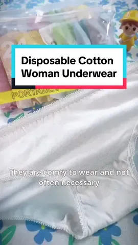 🇸🇬 SG READY STOCK - Disposable Cotton Woman Panties Underwear #disposableundies #disposablepantie #disposableunderwear 