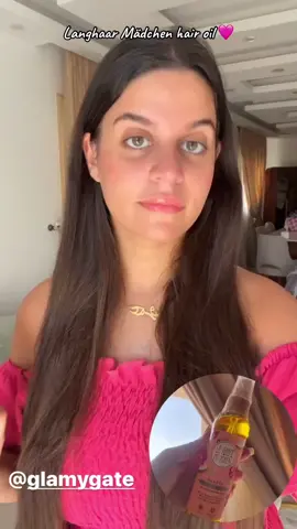 Langhaar Mädchen hair oil 🩷 من احسن وافضل زيوت الاطالة اللي ممكن تستعملوها، ترطيبه رهيبيييب وريحته تحفة 😍