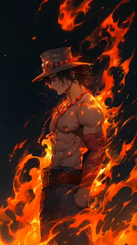 Portgas D. Ace#onepiece #portgasdace  #aceonepiece  #4klivewallpaper #4k60fps #livewallpaper #aigenerated #aiart #ai #fypシ #anime