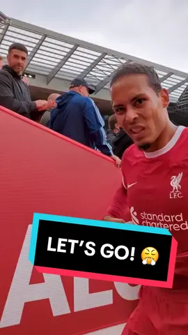 Let’s go! 😤 #vandijk #LFC 
